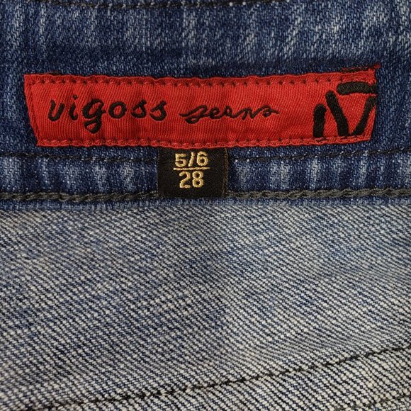 Vigoss New York Boot Cut Jeans with Medium Wash and 5 Pocket Design  Sz 5/6 (28) - Picture 7 of 12